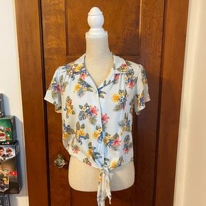Disney Lilo & Stitch Tie Front Top